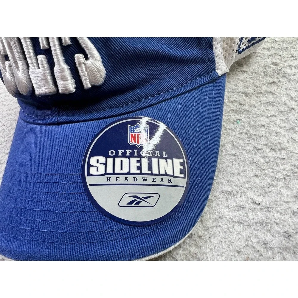 Indianapolis Colts Hat Cap Strap Back Mens One Size NFL Football Sideline Reebok